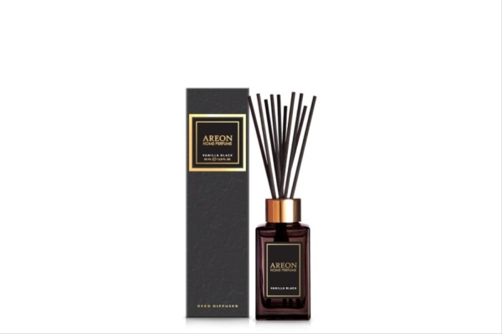Ароматизатор бытовой 85 мл AREON HOME PERFUME STICKS PREMIUM Vanilla black
