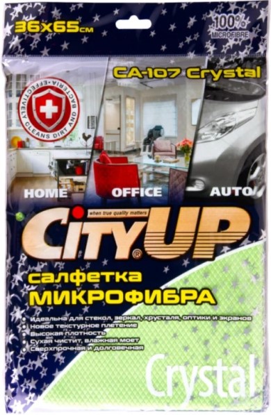 Салфетка из микрофибры /36*65 см/ 300мг Crystal