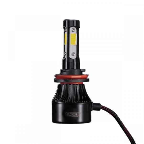 Лампа H11 12-24V LED 28W 4000LM 6000K 2 шт (со встр. вентилятором)