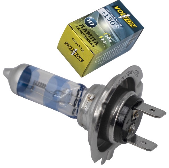 Лампа H7 24V 70W PX26d +150%