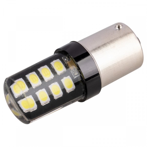 Лампа 1-конт. 12V P21W S25 16 SMD c цок. BА15s (к-т 2 шт)