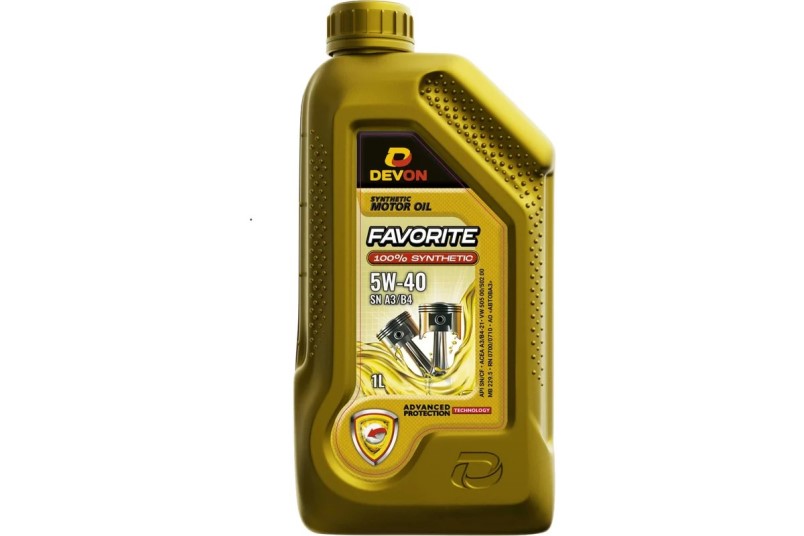 Масло моторное Девон Favorite 5W40 SN A3/B4 (1л.) синтетическое (бенз., диз.)