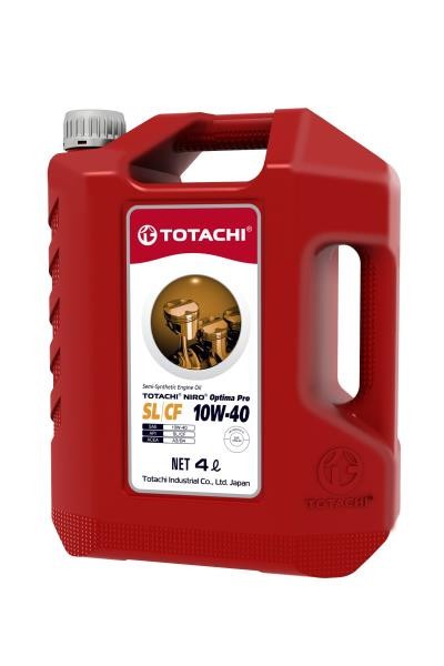 Масло моторное TOTACHI NIRO Optima PRO 10W40 SL/CF (4л.) полусинтетическое.