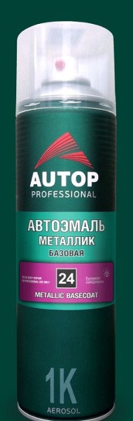 Краска спрей AUTOP акрил. № 640 Серебристая металлик 650 мл