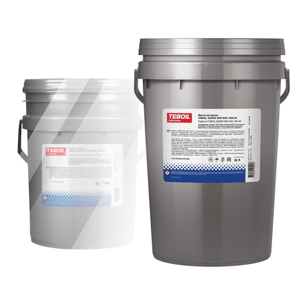 Масло моторное TEBOIL SUPER HPD 10W40 E7 (20л.) полусинтетическое (диз.)