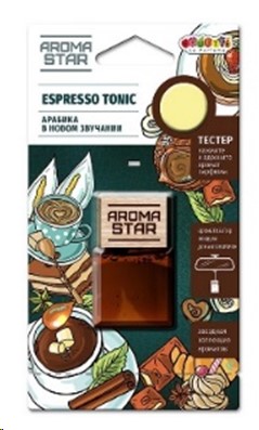 Ароматизатор подвесной Aroma Star Espresso tonic (манящий аромат свежесваренной арабики)