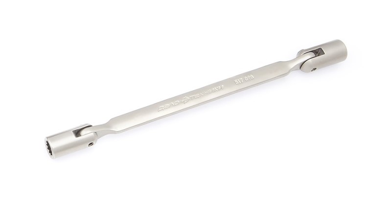 Ключ комб. 8*10 торцовый шарнирный (L=195)