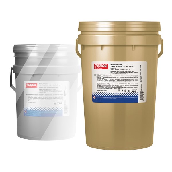 Масло моторное TEBOIL SUPER XLD-3 10W40 E4/E7 (20л.) синтетическое (диз.)