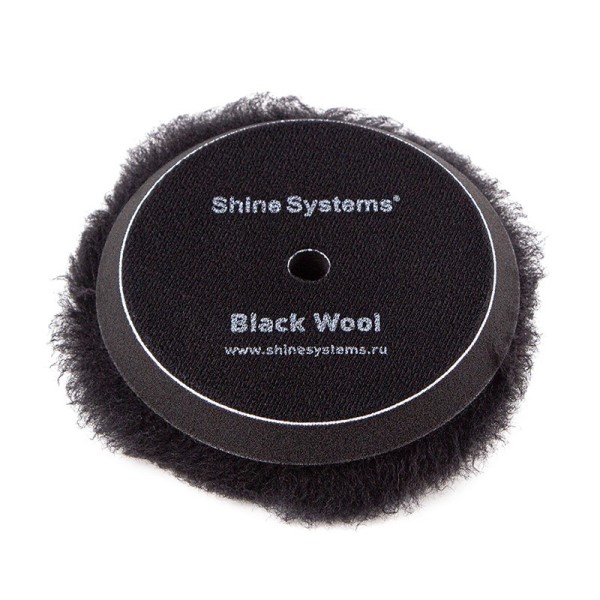 Круг полировальный  125 мм  Black Wool Pad  из черного меха