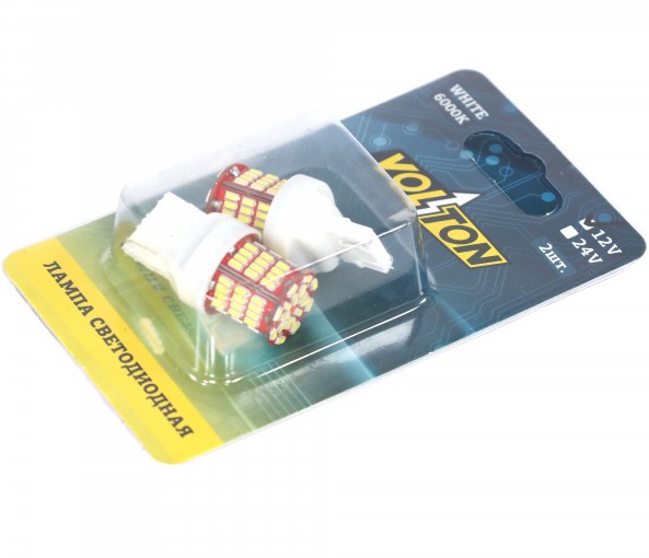 Лампа 1-конт. 12V W21W T20 78 SMD без цок. W3x16d 2 шт.