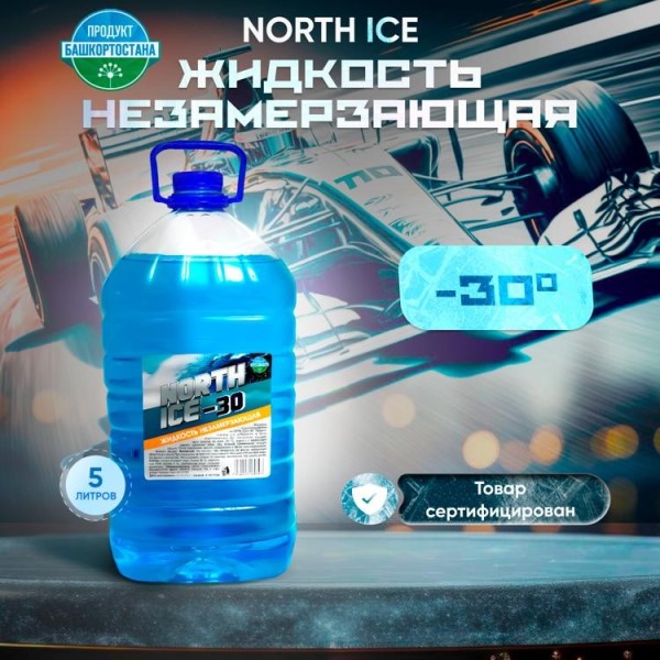 Омыватель стекол зимний 5л. NORTH ICE -30С