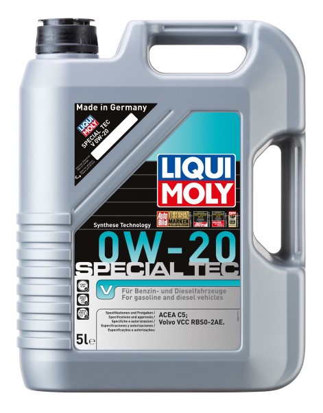 Масло моторное LIQUI MOLY Special Tec V 0W20 C5 (5л.) синтетическое