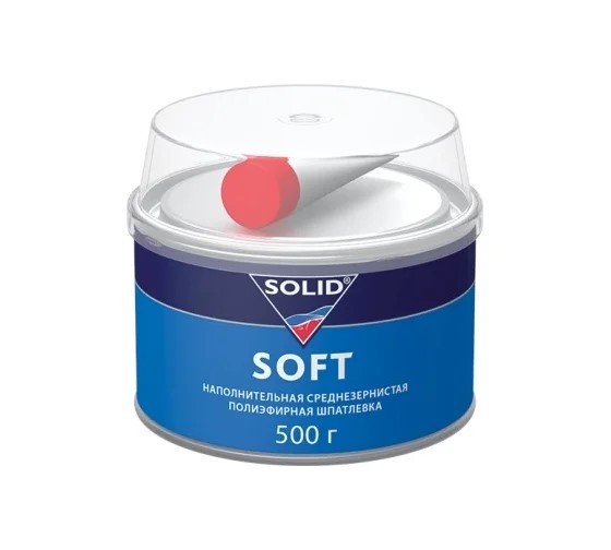 Шпатлевка Solid SOFT 0,5 кг среднезернистая наполнит.