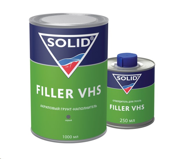 Грунтовка Акрил. 4+1 2К HS наполнитель серая (1 л.+0,25 л. отверд.) FILLER VHS LOW VOC