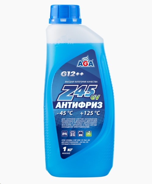 Антифриз  AGA-Z45 G12++  -45С (1 кг.) синий