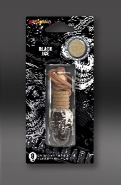 Ароматизатор подвесной  Aroma Glass  линейки  Black Mark  Black Ice 8 мл (аромат морской свежести)