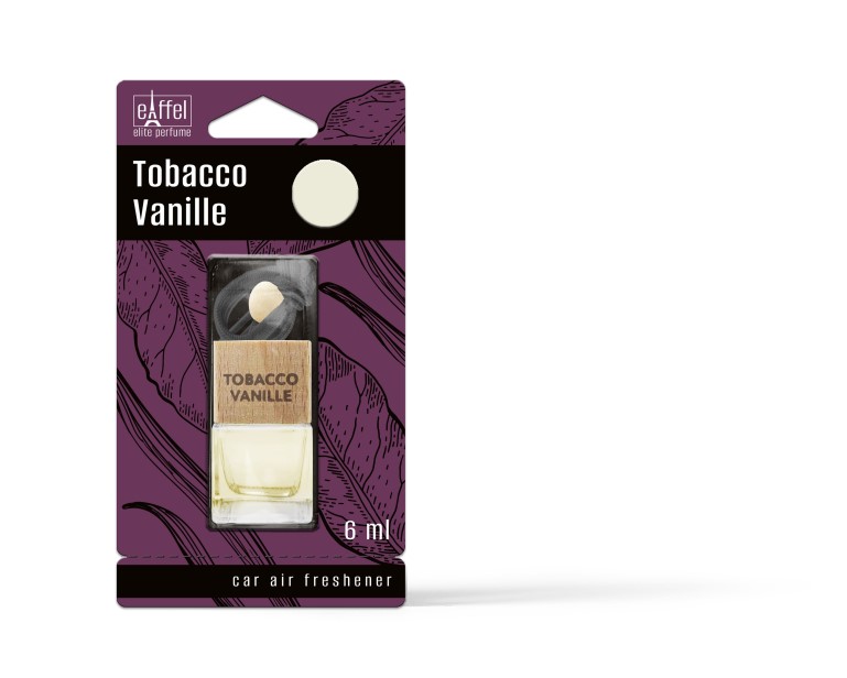 Ароматизатор подвесной Aroma Glass линейки Eiffel elite perfume Tobacco Vanille 6 мл