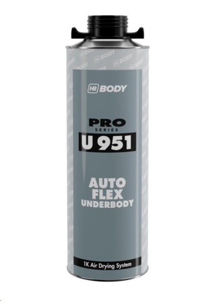 Антигравий на пистолет 1 л. Серый Боди-U951 Autoflex (антикор. каучуковый)