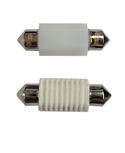 Лампа салонная 12V C5W T11 SV8.5 2 SMD 36мм керамика CANBUS (обманка) 2 шт