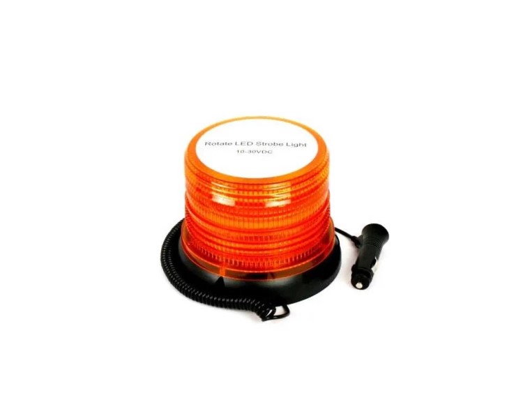 Маяк проблесковый 12-30V 72LED 36W желтый
