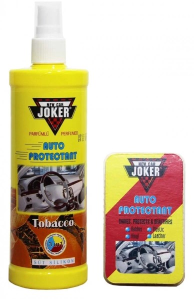 Полироль пластика с губкой JOKER Turbo 3 in1 Антитабак 250 мл