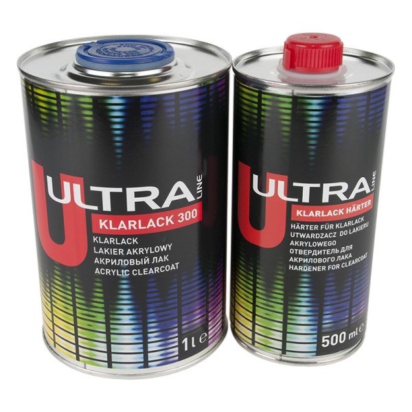 Лак 2+1 MS  ULTRA KLARLACK 300  акриловый (1 л. + 0,5 л. отверд.)
