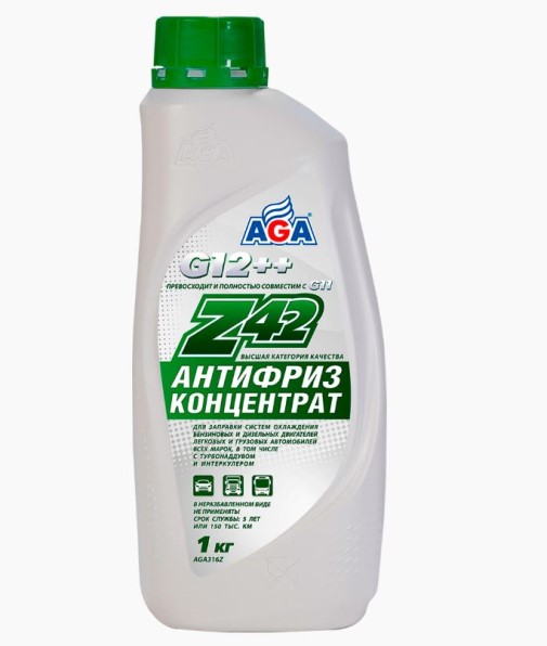 Антифриз  AGA-Z42 G12++  (1 кг.) зеленый /концентрат/