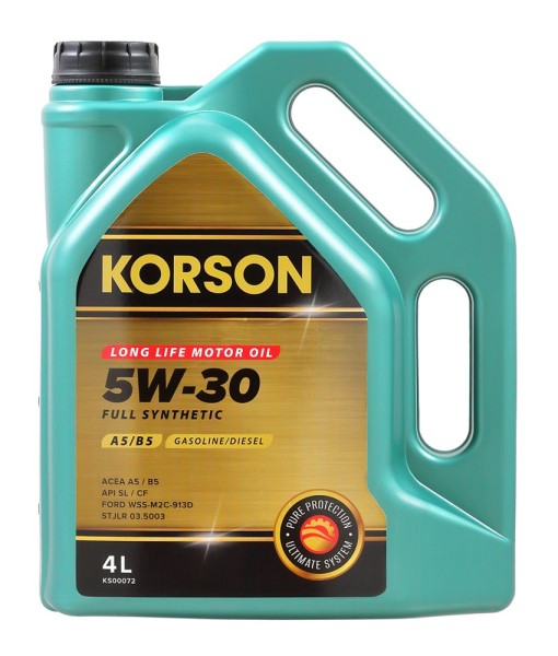 Масло моторное KORSON 5W30 A5/B5 (4л.) синтетическое