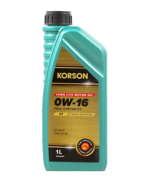 Масло моторное KORSON 0W16 SP (1л.) синтетическое