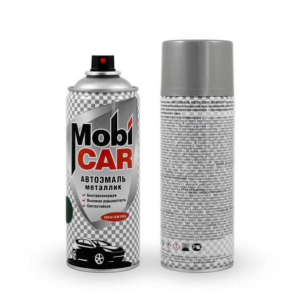 Краска спрей MobiCar акрил. № 221 Ледниковый металлик 520 мл