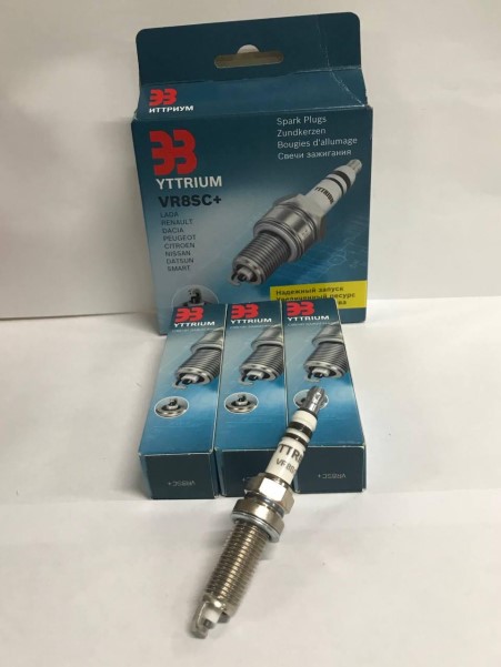 Свечи Энгельс YTTRIUM VR8SC+ /Renault Logan Citroen Peugeot/ и.у.