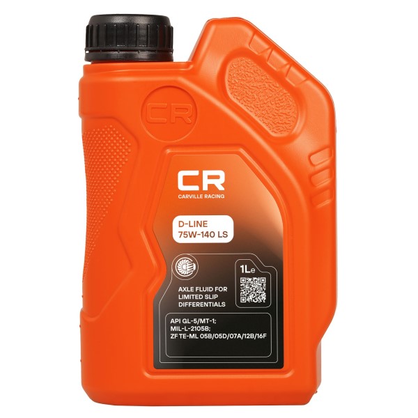 Масло трансм. CARVILLE RACING 75W140 GL-5/MT-1 (1л.)