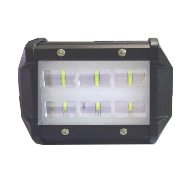 Фара светодиодная дополнительная 6 LED 18W (Балка) нижн креп 98*78*65 ближний