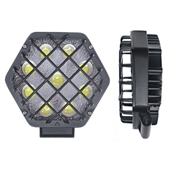 Фара светодиодная дополнительная 9 LED 27W 138*124*53 дальний