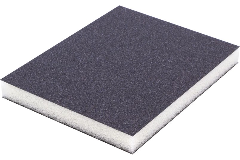 Губка абразивная -№280  Medium Grit  120*100*12 мм, Белая