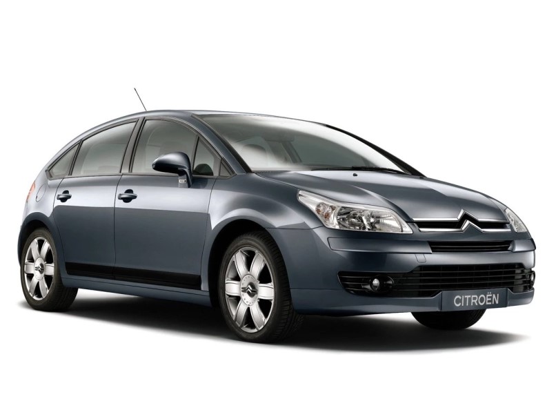 Стекло лобовое Citroen C4 с полосой (шелкография) до 2010 г.