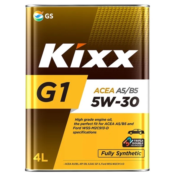 Масло моторное Kixx G1 5W30 A5/B5 (4л.) синтетическое (бенз.)