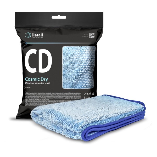 Салфетка из микрофибры /60*90 см/ для сушки кузова CD  Cosmic Dry  в упаковке
