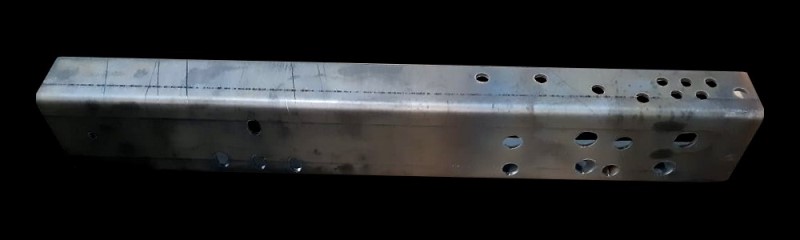 Усилитель рамы /Г-3302/ задн. кронш. амортизатора №4 левый 730 мм (4мм)