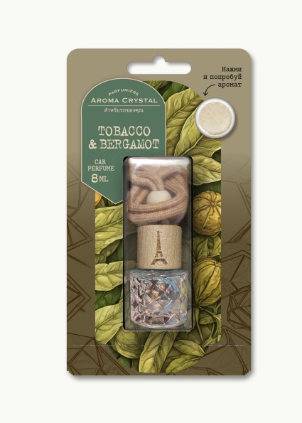 Автопарфюм Laxury Aroma Aroma Crystal  Tobacco & Bergamot