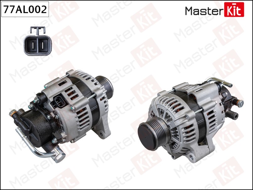 Генератор Hyundai Santa Fe  I (01-) Tucson (04-) Kia Sportage II (04-) 120A