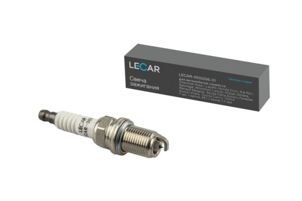 Свечи LECAR /Daewoo Nexia (95-) 1.5I Lanos (97-) 1.4I/1.6I/ и.у./ платина