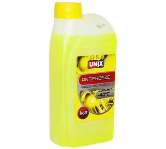 Антифриз  UNIX  G-12 -35С (1 кг.) желтый