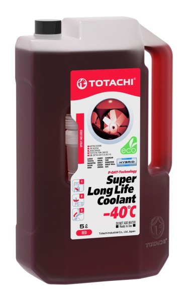 Антифриз TOTACHI Super LLC G-12 -35C (5 кг.) красный
