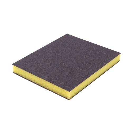 Губка абразивная -№120  Grit  120*100*12 мм, Желтая