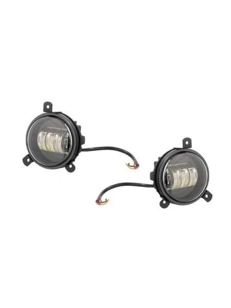 Фара п/туман. /Г-3302/ 3 LED 13W, белый-желтый, алюминиевый корпус