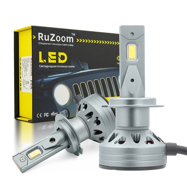 Лампа H7 12V LED 60W/6000LM 6500K 2 шт