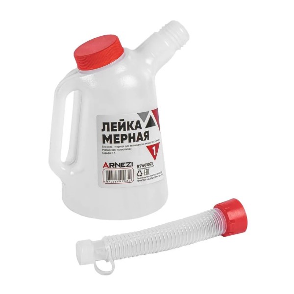 Емкость мерная (лейка) с крышкой 1 л.