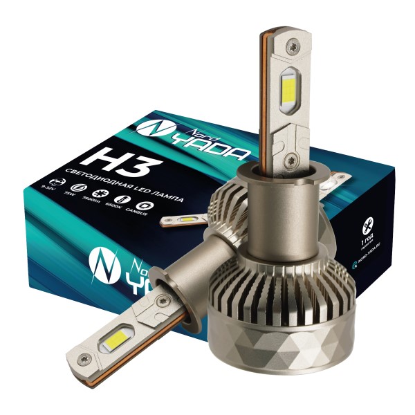 Лампа H3 9-32V LED 75W 7500LM 6500K 2 шт