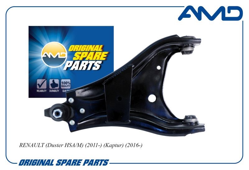 Рычаг перед. Renault Duster с 2009 г. Nissan Terrano с 2014 г. прав. c шаровой опорой -D- арт:AMD.AA497R
